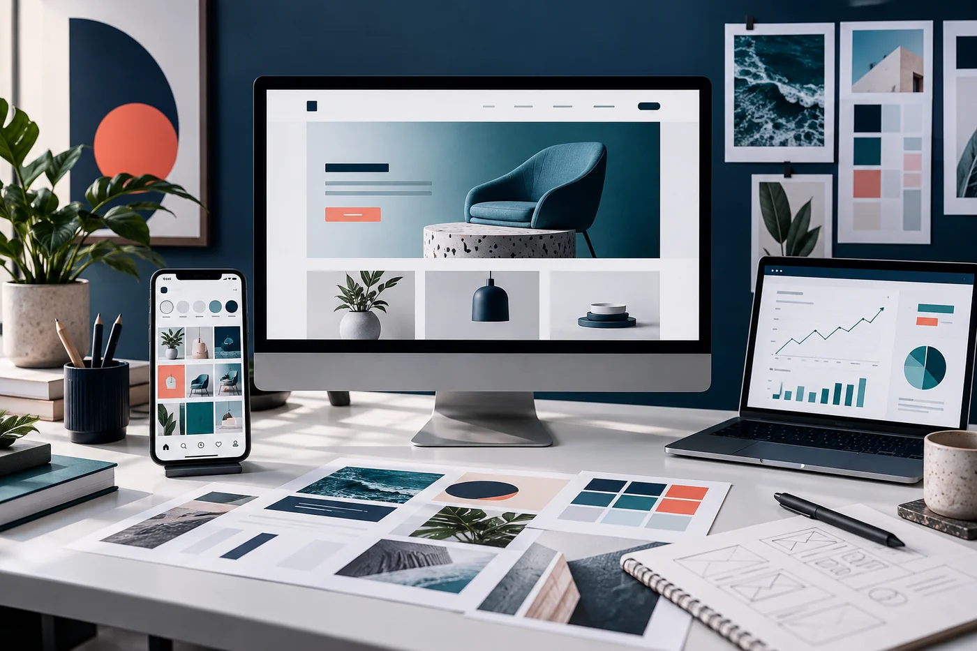 Progettazione di sito internet, landing page ed e-commerce
